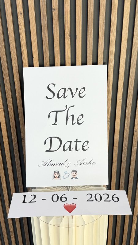 ستاند save the date